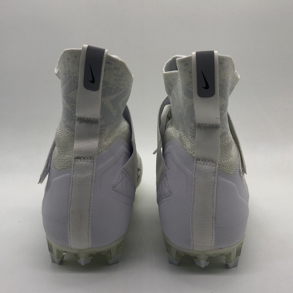 New Men's Nike Alpha Menace Elite 2 White/BlackFootball cleat AO3374-101 NWOB - Picture 5 of 6